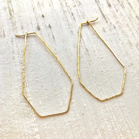 Gold Artisan-Made Earrings - Picture 3 of 5
